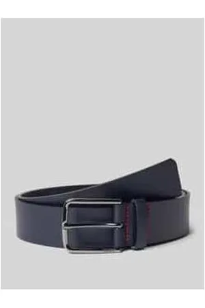 HUGO BOSS Ledergürtel mit Label-Prägung Modell 