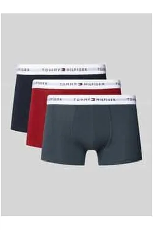 Tommy Hilfiger Trunks mit elastischem Logo-Bund im 3er-Pack