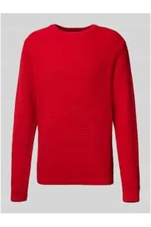 Review Regular Fit Strickpullover aus reiner Baumwolle