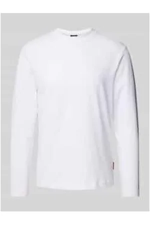 JOOP! Longsleeve mit geripptem Rundhalsausschnitt