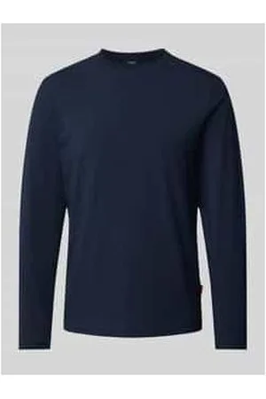 JOOP! Longsleeve mit geripptem Rundhalsausschnitt
