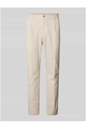 JOOP! Loose Fit Bundfaltenhose mit elastischem Bund Modell 