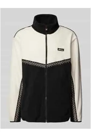 Ellesse Fleecejacke mit Label-Patch Modell 