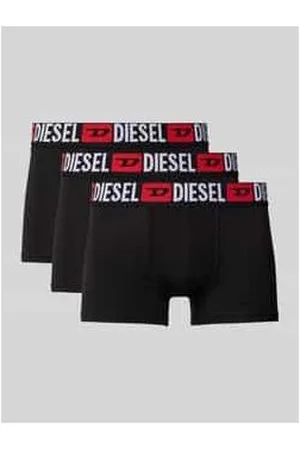 Diesel Trunks mit elastischem Logo-Bund im 3er-Pack