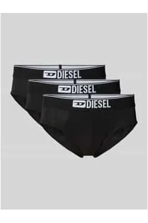 Diesel Slip mit elastischem Logo-Bund im 3er-Pack