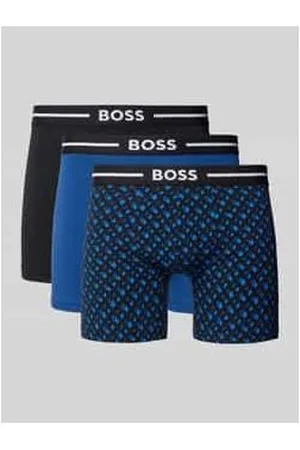 HUGO BOSS Trunks mit elastischem Label-Bund im 3er-Pack