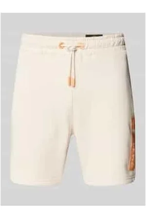 Alpha Industries Regular Fit Sweatshorts mit Label-Print