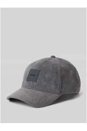 Calvin Klein Basecap aus Cord mit Label-Patch