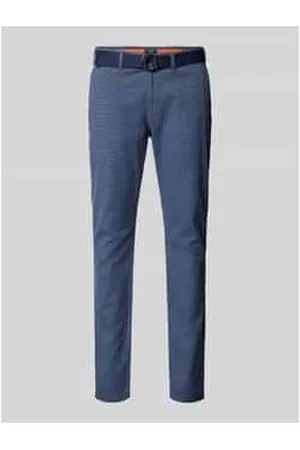 McNeal Slim Fit Chino mit Strukturmuster