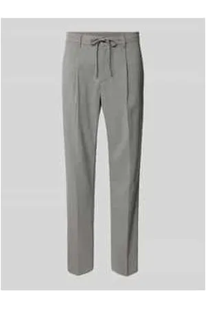 SELECTED Regular Tapered Fit Bundfaltenhose mit Tunnelzug Modell 