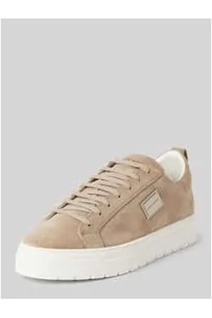 Antony Morato Low Top Sneaker aus Leder mit Label-Detail