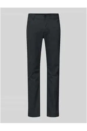 Christian Berg Straight Leg Hose mit Strukturmuster