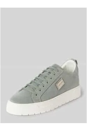 Antony Morato Low Top Sneaker aus Leder mit Label-Detail