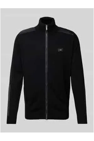 Karl Lagerfeld Strickjacke mit Label-Patch