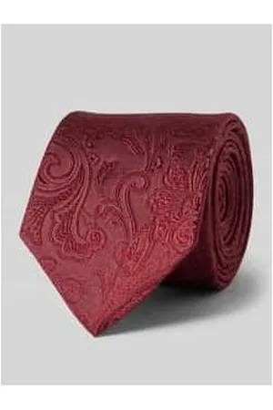 Olymp Seidenkrawatte mit Motiv-Stitching