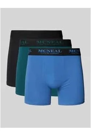 McNeal Trunks mit Label-Bund im 3er-Pack