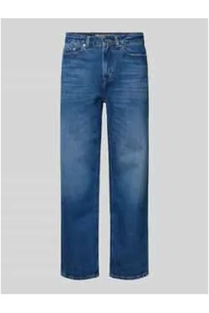 Lacoste Loose Fit Jeans mit Label-Detail