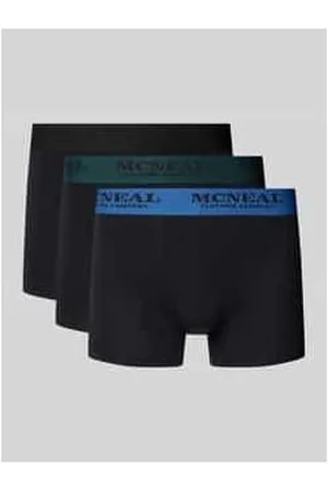 McNeal Trunks mit Label-Bund im 3er-Pack