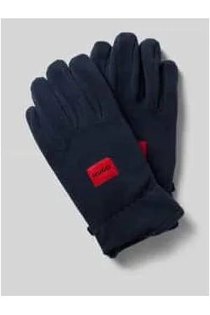 HUGO BOSS Handschuhe mit Label-Patch Modell 