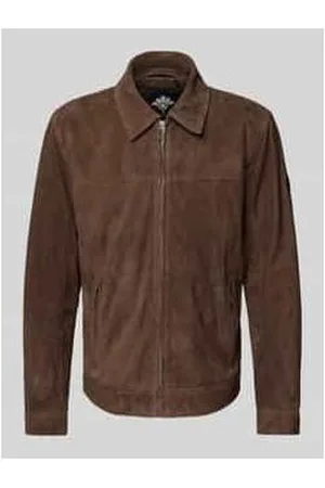JOOP! Regular Fit Wildlederjacke mit Reißverschlusstaschen Modell 
