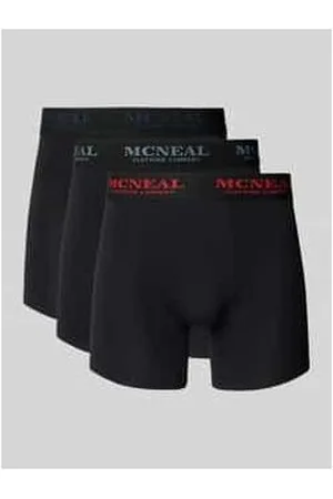 McNeal Trunks mit Label-Bund im 3er-Pack