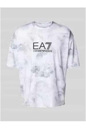 EA7 T-Shirt mit Label-Print Modell 