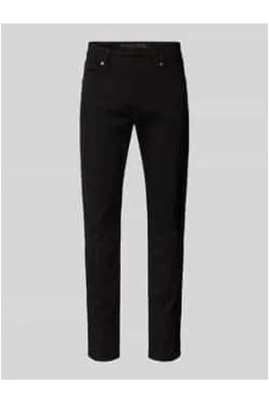 Christian Berg Straight Fit Jeans mit Brand-Detail
