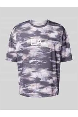 EA7 T-Shirt mit Label-Print Modell 