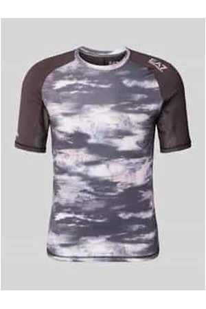 EA7 T-Shirt mit Label-Print Modell 