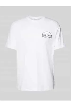 Les Deux T-Shirt mit Label-Stitching Modell 