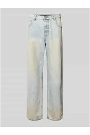 Review Baggy Fit Jeans im 5-Pocket-Design mit Viskose-Anteil