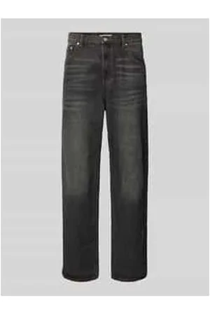 Review Baggy Fit Jeans im 5-Pocket-Design mit Viskose-Anteil