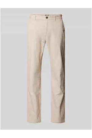McNeal Slim Fit Chino mit Strukturmuster