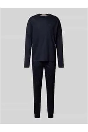 HUGO BOSS Pyjama mit Logo-Print