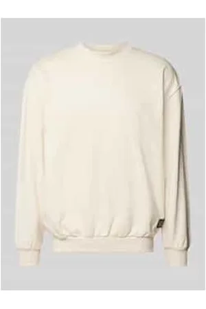 Carlo Colucci Sweatshirt mit Label-Print und -Badge