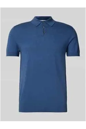 SELECTED Poloshirt mit elastischen Abschlüssen