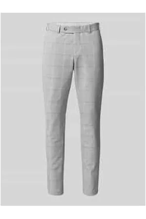 Atelier Torino Straight Fit Anzughose mit Karomuster