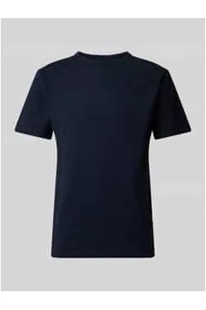 SELECTED T-Shirt mit geripptem Rundhalsausschnitt Modell 