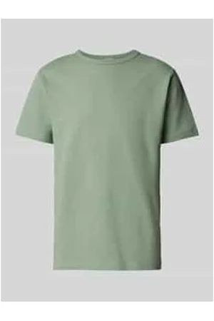 SELECTED T-Shirt mit geripptem Rundhalsausschnitt Modell 