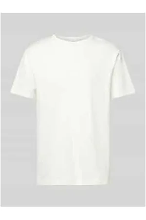 SELECTED T-Shirt mit geripptem Rundhalsausschnitt Modell 
