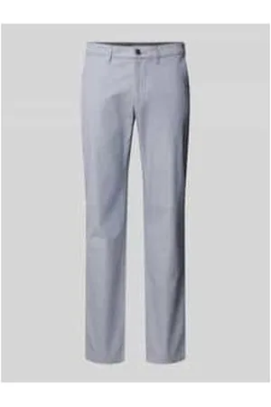 Christian Berg Regular Fit Chino mit Strukturmuster