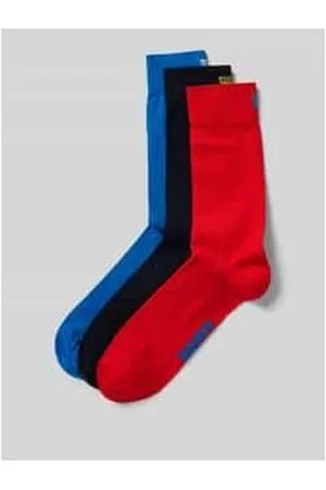 Happy Socks Socken mit Label-Print im 3er-Pack