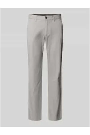 Christian Berg Regular Fit Chino mit Strukturmuster