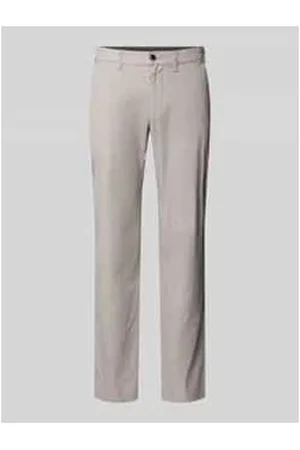 Christian Berg Regular Fit Chino mit Strukturmuster