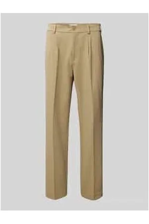 Casual Friday Regular Fit Bundfaltenhose mit elastischem Bund Modell 