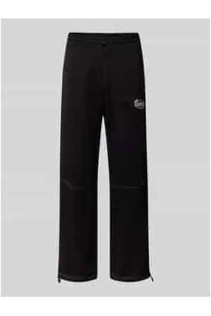 Review Straight Leg Sweatpants mit Label-Print