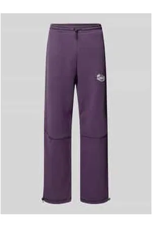 Review Straight Leg Sweatpants mit Label-Print