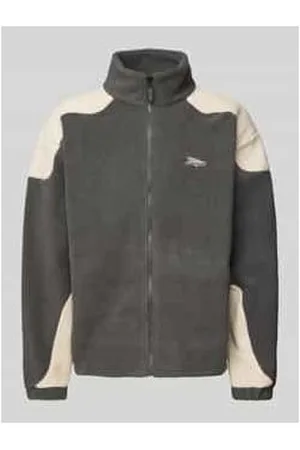 Pegador Regular Fit Fleecejacke mit Label-Stitching Modell 