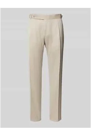 Carl Gross Slim Fit Anzughose mit Bügelfalten modell 