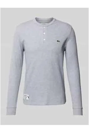 Lacoste Longsleeve mit Label-Detail